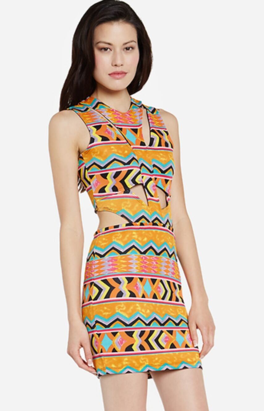 Lovers Friends Got A Body Scuba Neoprene Cutout Mini Dress S Small Bodycon